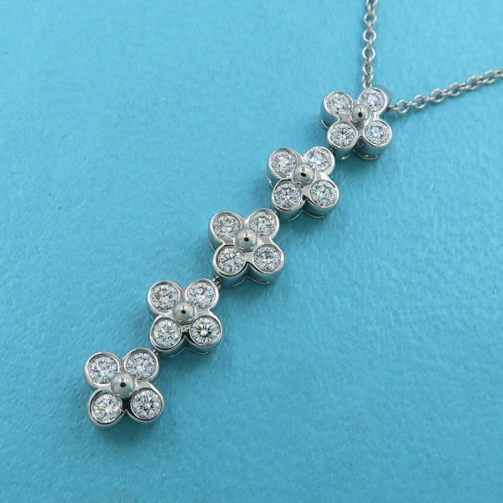 Tiffany Bezel Set Diamond Necklace